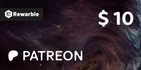 Patreon 10 USD Gift Card (Global) thumb 2
