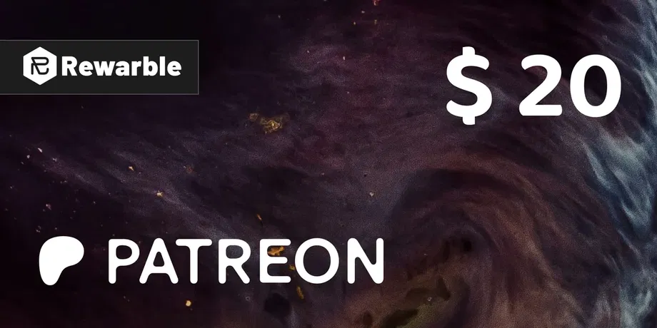 Patreon 20 USD Gift Card (Global) gallery image 2