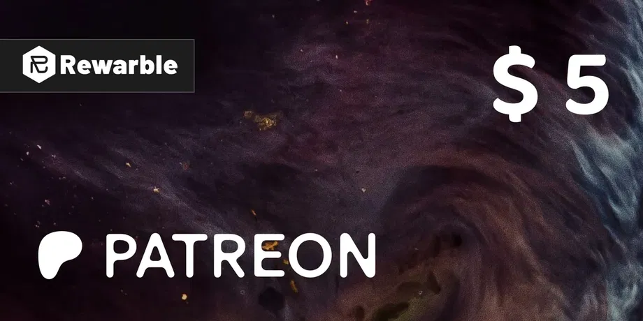 Patreon 5 USD Gift Card (Global) gallery image 2