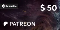 Patreon 50 USD Gift Card (Global) thumb 2