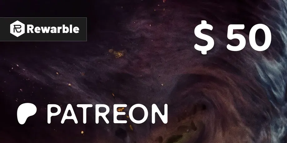 Patreon 50 USD Gift Card (Global) gallery image 2