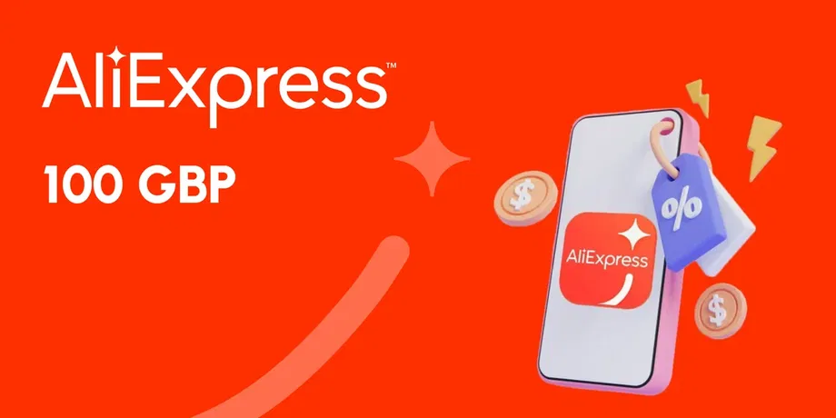 AliExpress 100 GBP Gift Card (Global) gallery image 2