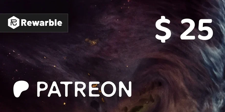 Patreon 25 USD Gift Card (Global) gallery image 2