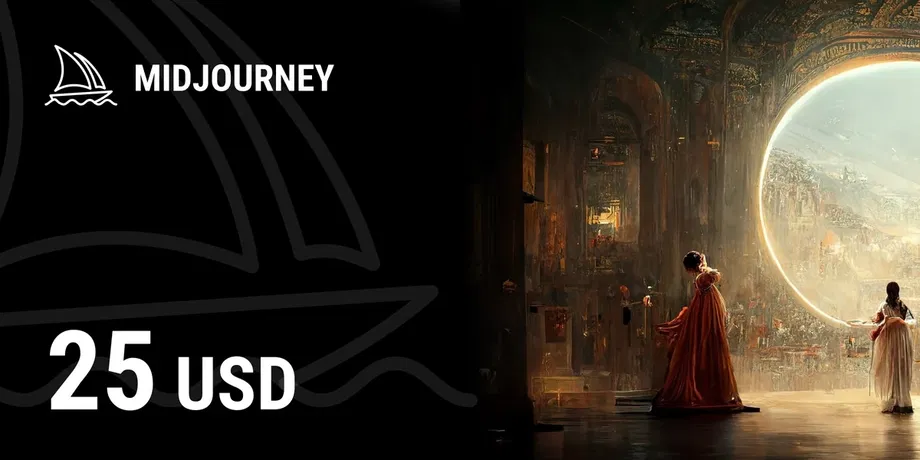 Midjourney 25 USD Gift Card (Global) gallery image 2