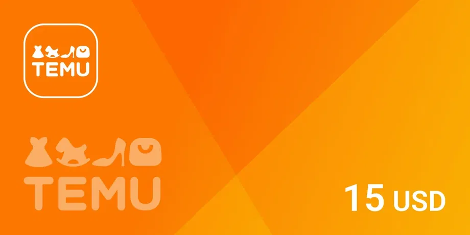 Temu 15 USD Gift Card (Global) gallery image 2