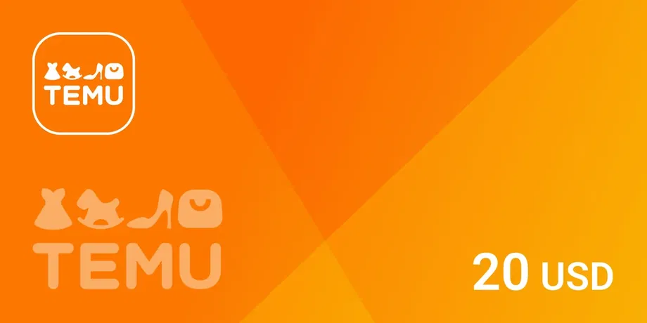 Temu 20 USD Gift Card (Global) gallery image 2