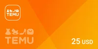 Temu 25 USD Gift Card (Global) thumb 2