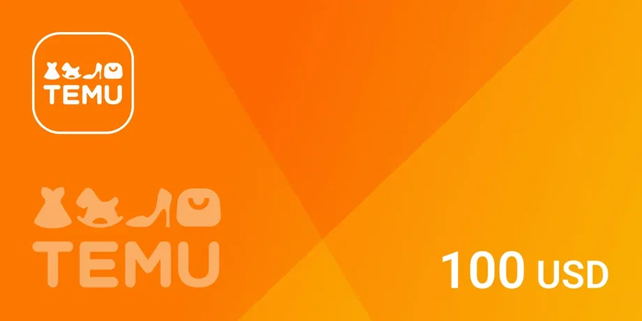 Temu 100 USD Gift Card (Global) gallery image 2