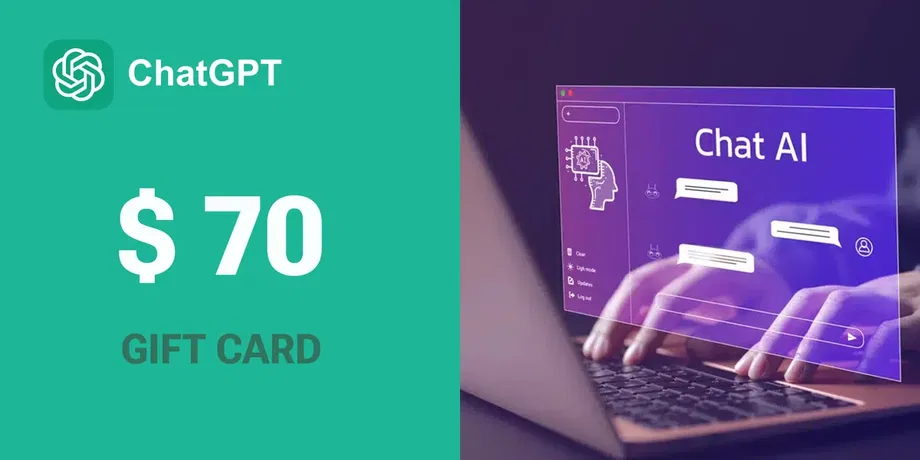 ChatGPT 70 USD Gift Card (Global) gallery image 2