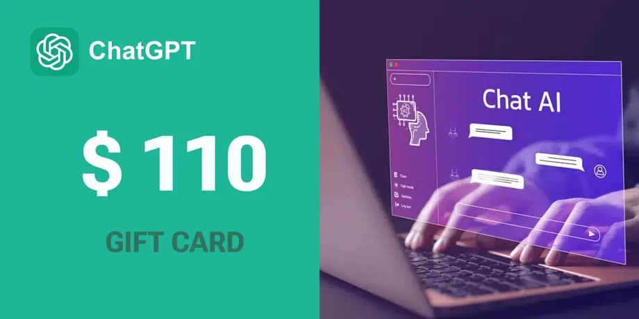 ChatGPT 110 USD Gift Card (Global) gallery image 2