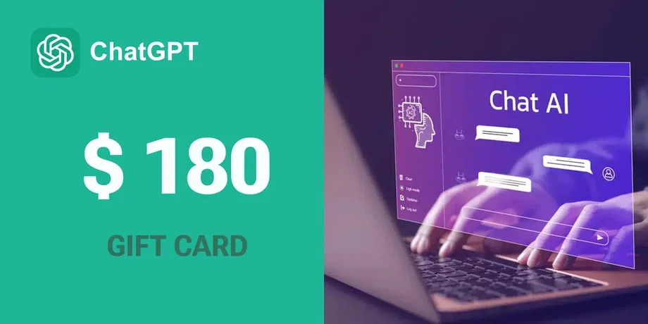 ChatGPT 180 USD Gift Card (Global) gallery image 2