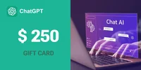 ChatGPT 250 USD Gift Card (Global) thumb 2