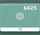 ChatGPT 425 USD Gift Card (Global) thumb 2