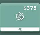 ChatGPT 375 USD Gift Card (Global) thumb 2