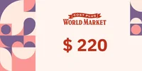 World Market 220 USD Gift Card (United States) thumb 2