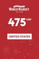 World Market 475 USD Gift Card (United States) thumb 2