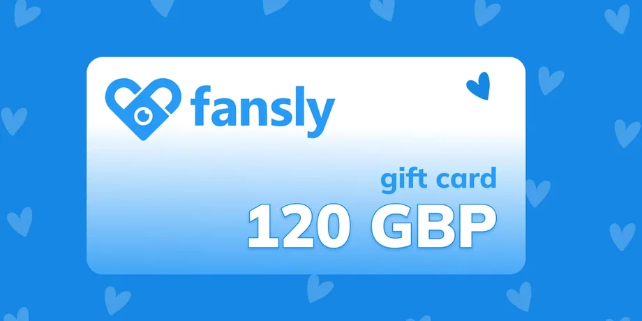 Fansly 120 GBP Gift Card (Global) gallery image 2