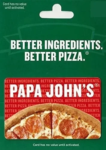 Papa John's 5 USD Gift Card (United States)