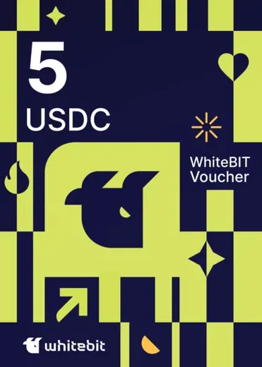 WhiteBIT 5 USD Coin (USDC) Crypto Voucher gallery image 2