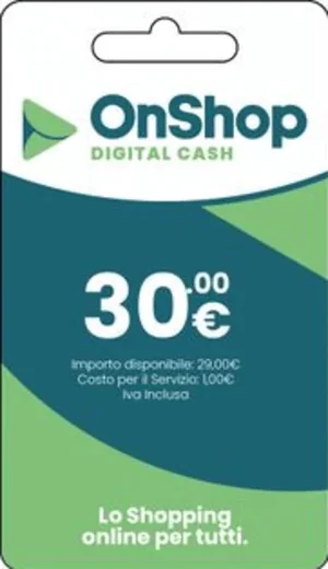 OnShop 30 EUR Gift Card (Italy) gallery image 1