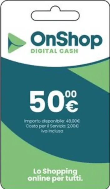 OnShop 50 EUR Gift Card (Italy)