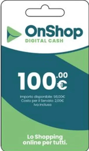 OnShop 100 EUR Gift Card (Italy) gallery image 2