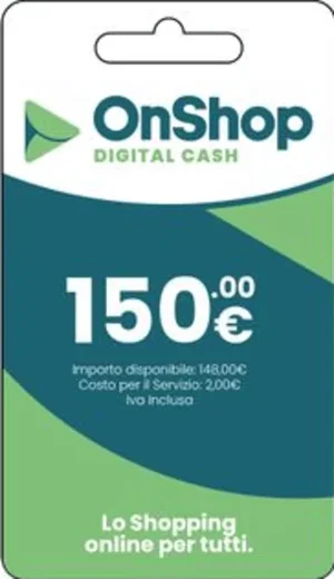 OnShop 150 EUR Gift Card (Italy) gallery image 2