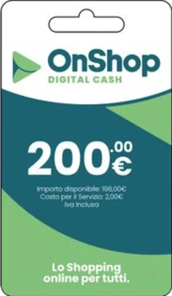 OnShop 200 EUR Gift Card (Italy)
