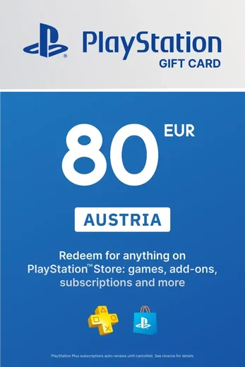 PlayStation Network 80 EUR Gift Card (Austria) gallery image 2