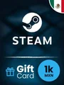 Steam Wallet 1000 MXN Gift Card (Mexico) thumb 2