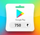 Google Play 750 INR Gift Card (Asia) thumb 2