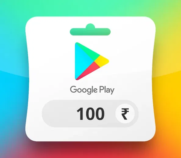 Google Play 100 INR Gift Card (Asia) gallery image 2