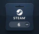Steam Wallet 6 USD Gift Card (Africa) thumb 2