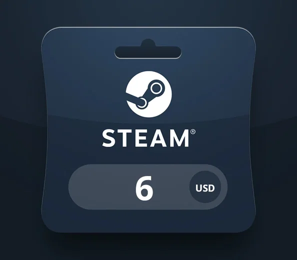 Steam Wallet 6 USD Gift Card (Africa) gallery image 2