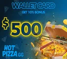 HOTPIZZA.GG 500 USD Gift Card (Global) thumb 2
