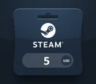 Steam Wallet 5 USD Gift Card (Africa) thumb 2