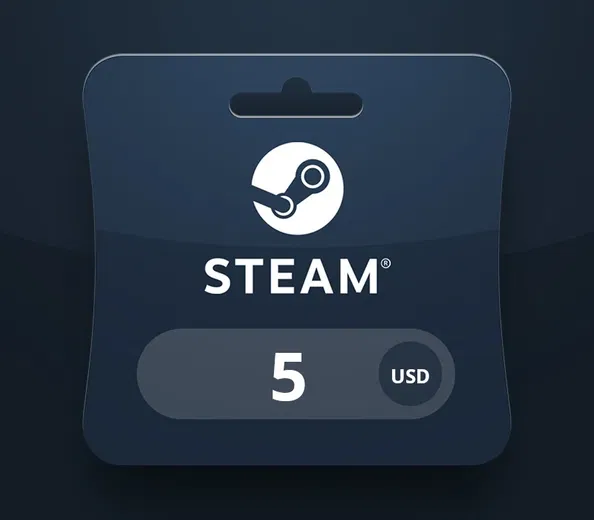Steam Wallet 5 USD Gift Card (Africa) gallery image 2