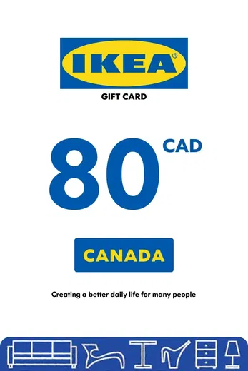 IKEA 80 CAD Gift Card (Canada) gallery image 2