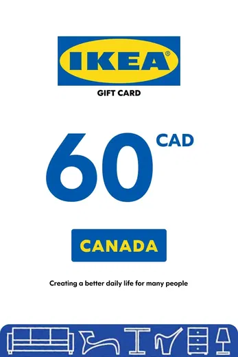 IKEA 60 CAD Gift Card (Canada) gallery image 2