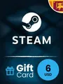 Steam Wallet 6 USD Gift Card (Sri Lanka) thumb 2