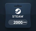 Steam Wallet 2000 MXN Gift Card (Global) thumb 2