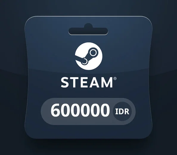 Steam Wallet 600000 IDR Gift Card (Global) gallery image 2