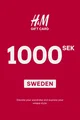 H&M 1000 SEK Gift Card (Sweden) thumb 2