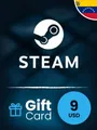 Steam Wallet 9 USD Gift Card (Venezuela) thumb 2