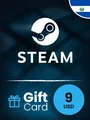 Steam Wallet 9 USD Gift Card (El Salvador) thumb 2