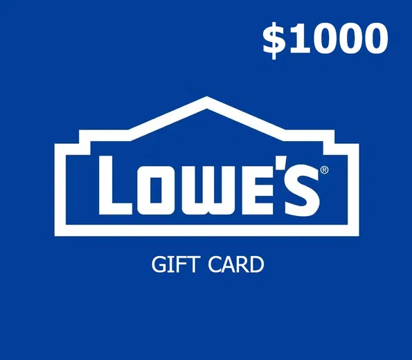 Lowe's 1000 USD Gift Card (United States) gallery image 2