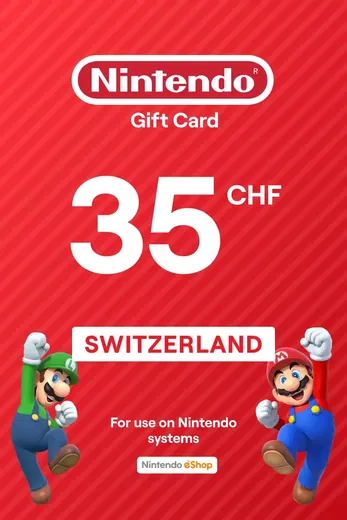 Nintendo eShop 35 CHF Gift Card (Switzerland) gallery image 2