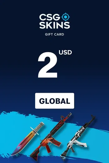 CSGO-Skins 2 USD Gift Card (Global) gallery image 2