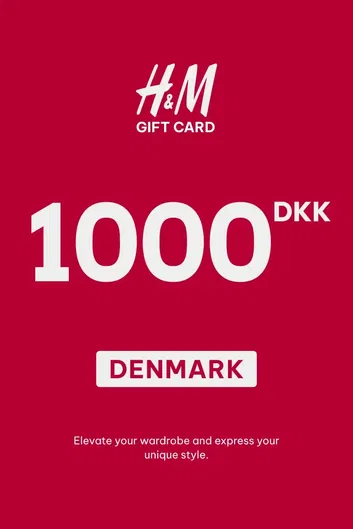 H&M 1000 DKK Gift Card (Denmark)