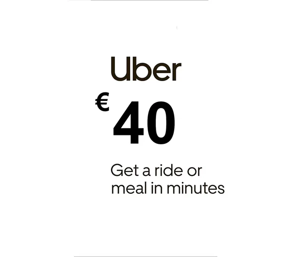 Uber 40 EUR Gift Card (Netherlands) gallery image 2
